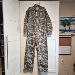 GENUINE US ARMY ACU DIGITAL CAMO MECHANIC COVERALLS SZ Medium CARTER ENTERPRISES